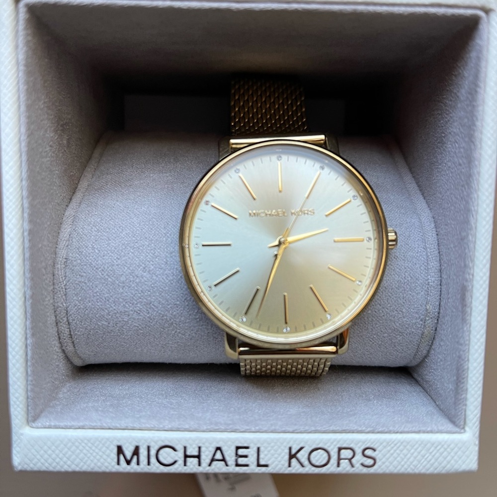Michael Kors Gold Adjustable Wrist Watch